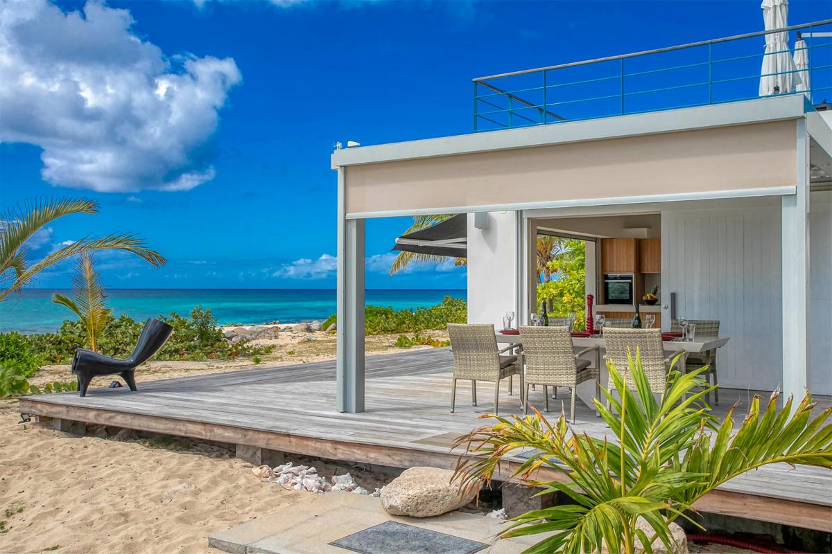 Villa rental St Martin - Outdoor dining